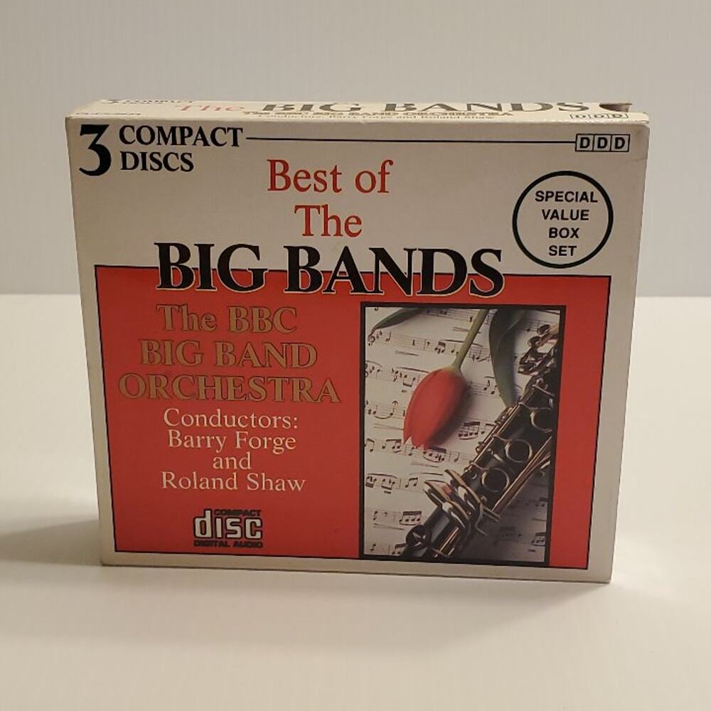 Original Vintage 1991 BEST OF THE BIG BANDS BBC Orchestra 3 CD Set